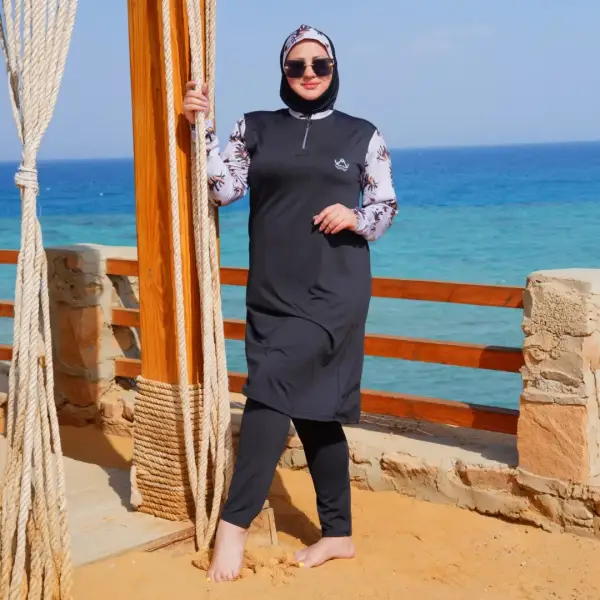 مايوه بوركيني حريمي مقاسات خاصة موديل BS18